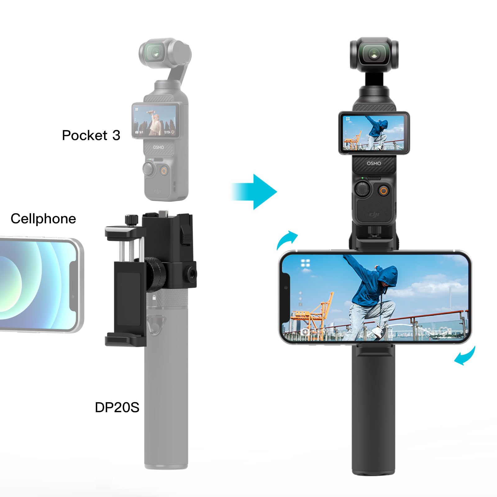 Amazon.com : Smatree Charging Base of DP20 Power Bank and Phone